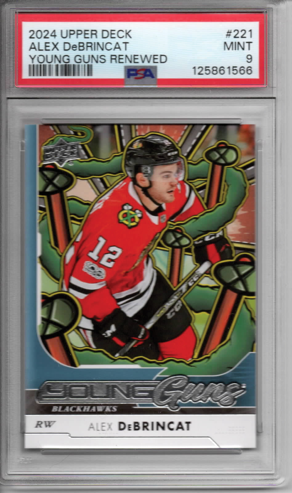NHL - 2024 Upper Deck Young Guns Renewed - Alex DeBrincat - #221 - MINT - PSA 9