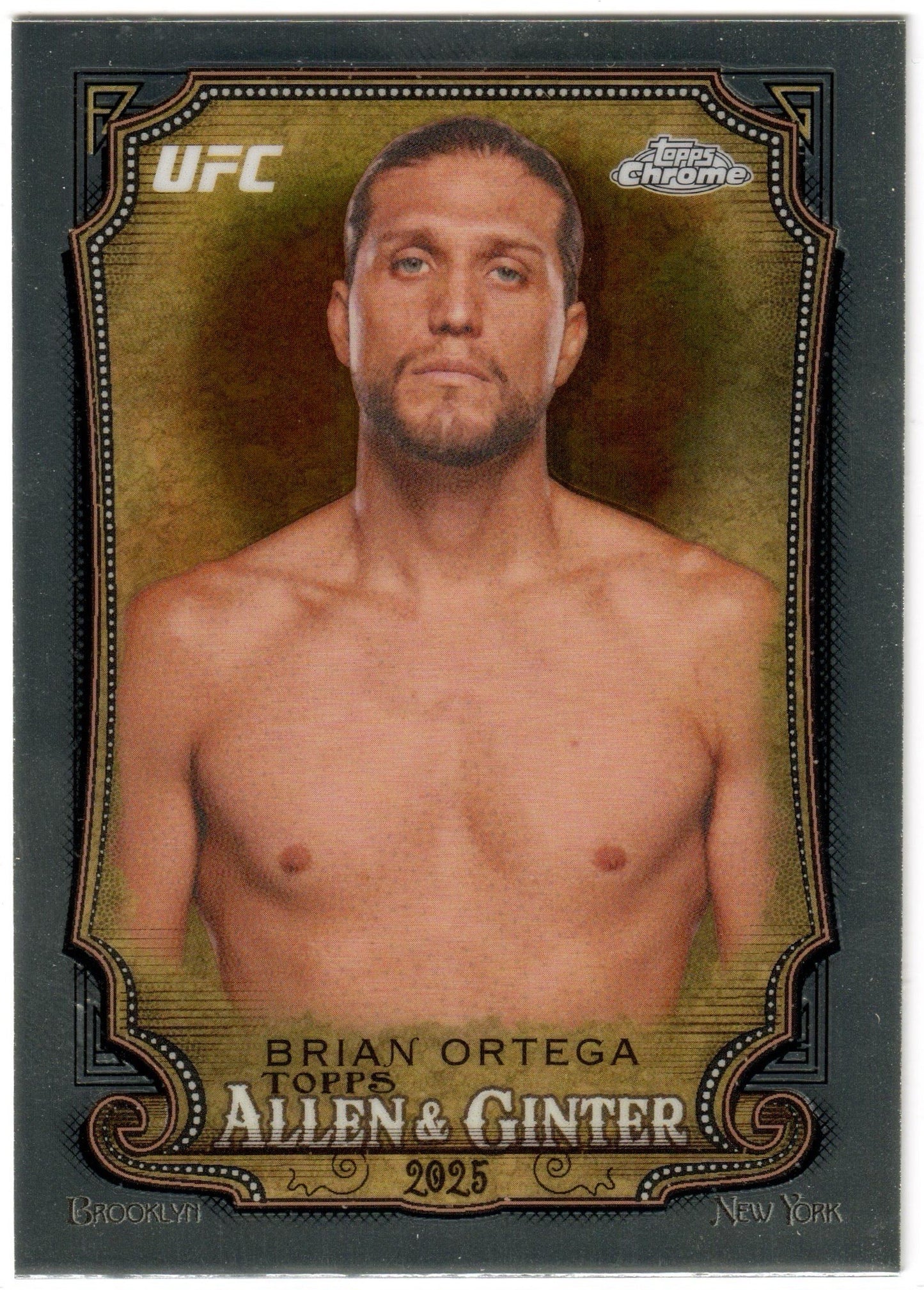 UFC - 2025 Topps Chrome - Brian Ortega - Allen & Ginter - #AAG-24 - NM