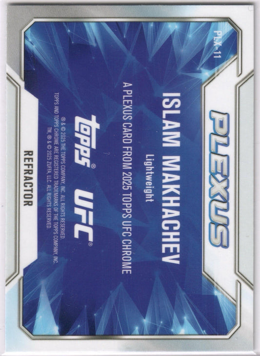 UFC - 2025 Topps Chrome - Islam Makhachev - PLEXUS - PLX-11 - NM