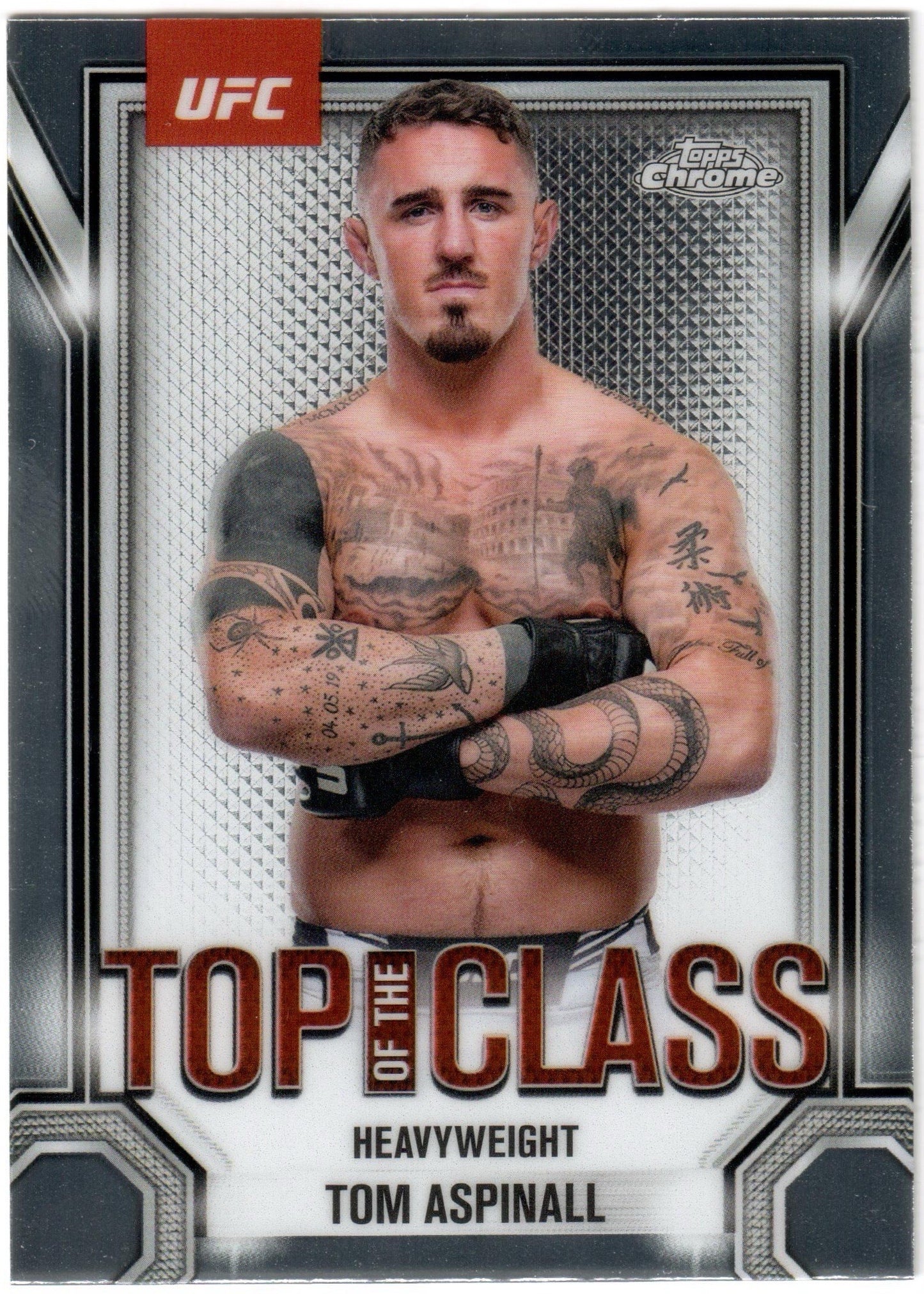 UFC - 2025 Topps Chrome - Tom Aspinall - TOP OF THE CLASS - #TTC-14 - NM