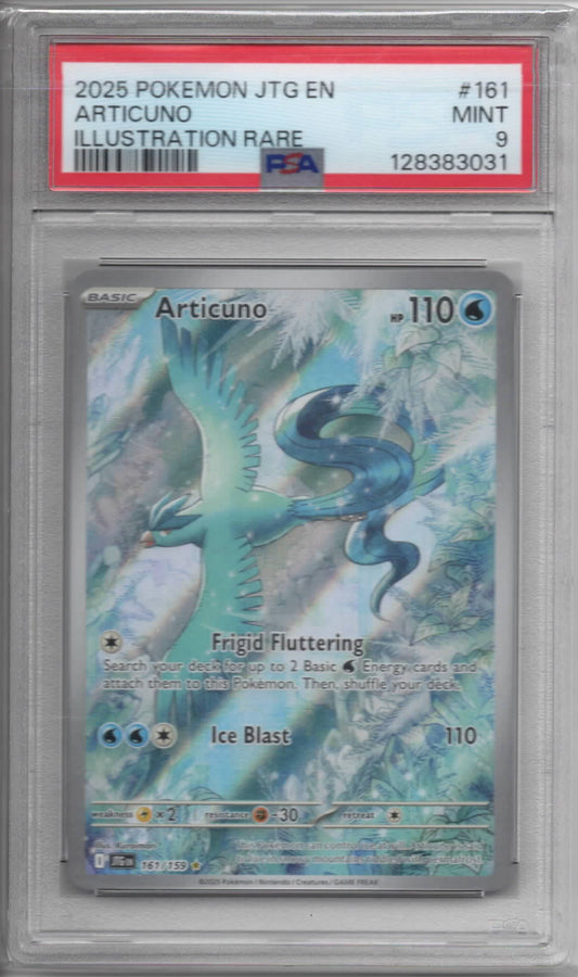Pokemon TCG - Articuno - SV09 Journey Together - #161/159 - MINT - PSA 9