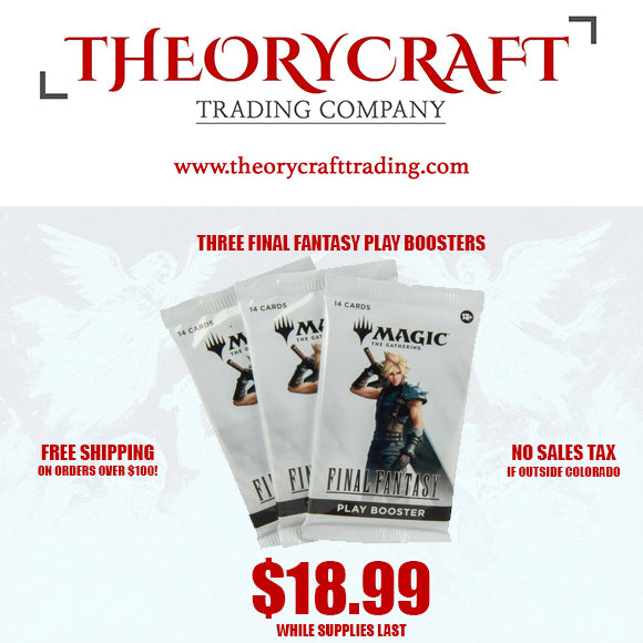 Magic the Gathering - THREE FINAL FANTASY PLAY BOOSTERS - New/Sealed
