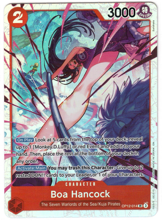 One Piece TCG - Boa Hancock - OP12-014 - SUPER RARE - Legacy of the Master - Near Mint
