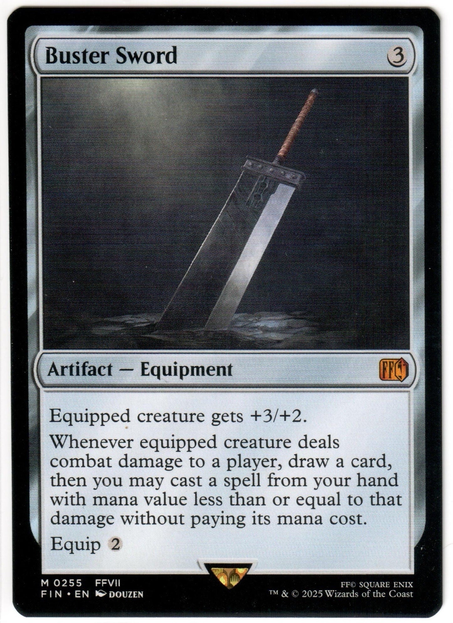 Magic the Gathering - Buster Sword - MYTHIC - Final Fantasy - Mint