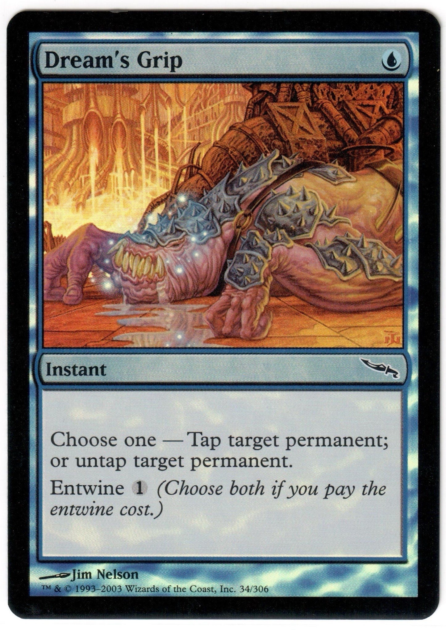 Magic the Gathering - Dream's Grip FOIL - Mirrodin - Lightly Played