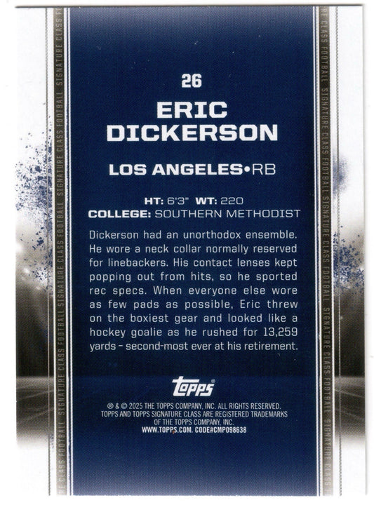 NFL - 2024 Topps Signature Class - Eric Dickerson (26) - Mint