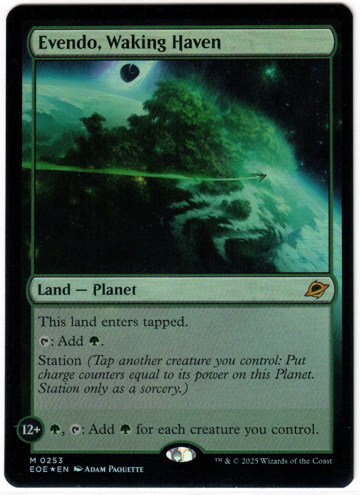 Magic the Gathering - Evendo, Waking Haven FOIL - MYTHIC - Edge of Eternities - Mint