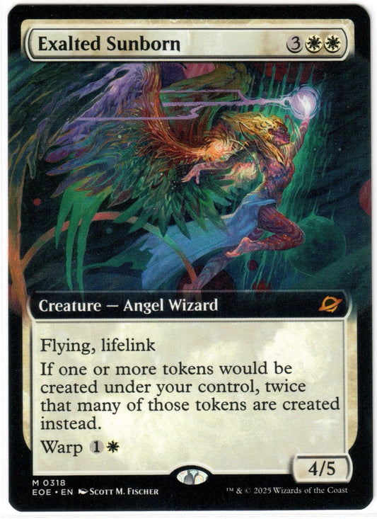 Magic the Gathering - Exalted Sunborn Extended Art - MYTHIC - Edge of Eternities - Mint