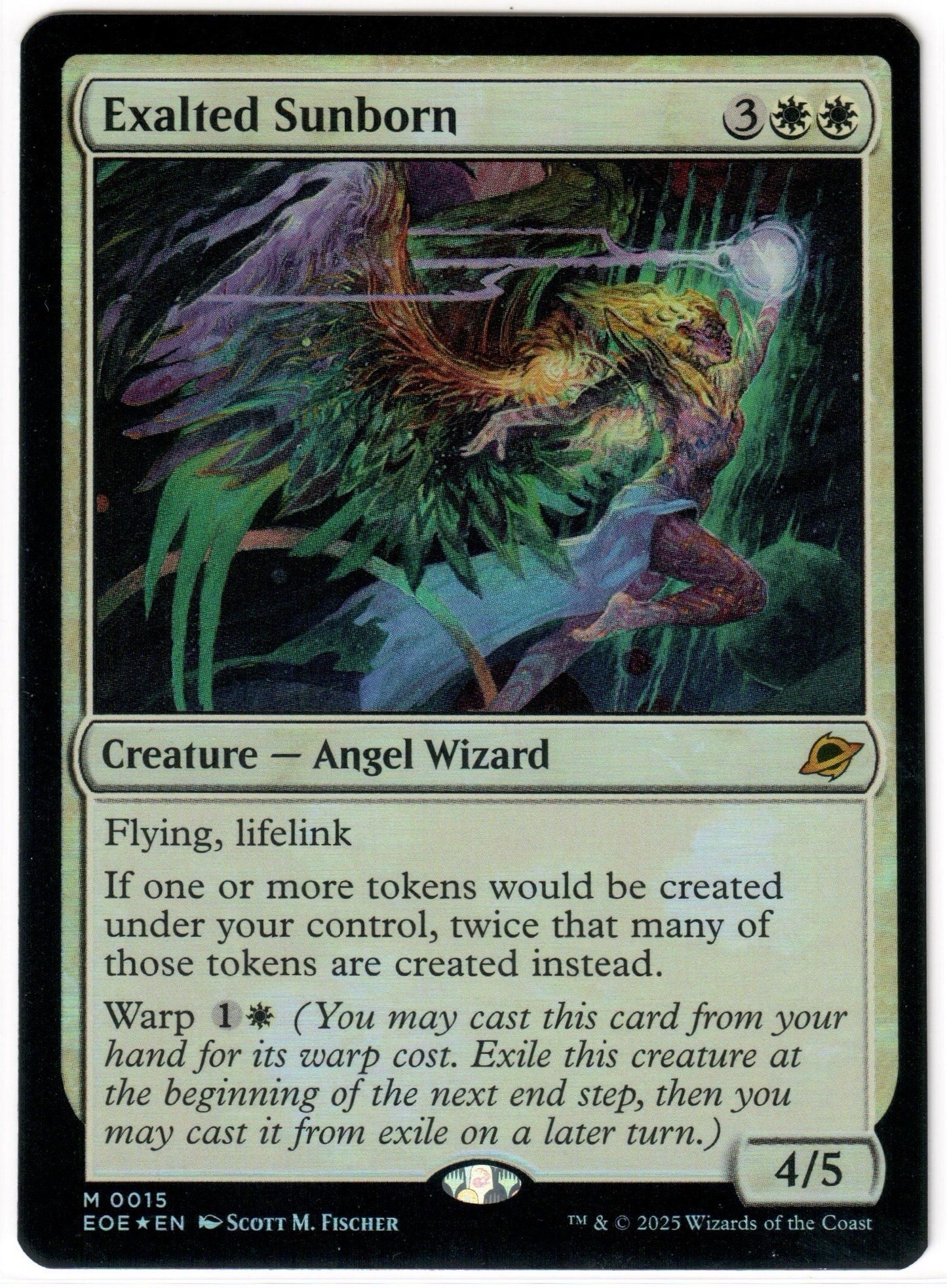 Magic the Gathering - Exalted Sunborn Foil - MYTHIC - Edge of Eternities - Mint