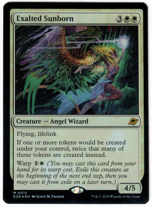 Magic the Gathering - Exalted Sunborn Foil - MYTHIC - Edge of Eternities - Mint