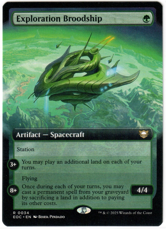Magic the Gathering - Exploration Broodship Extended Art - RARE - Edge of Eternities - Mint