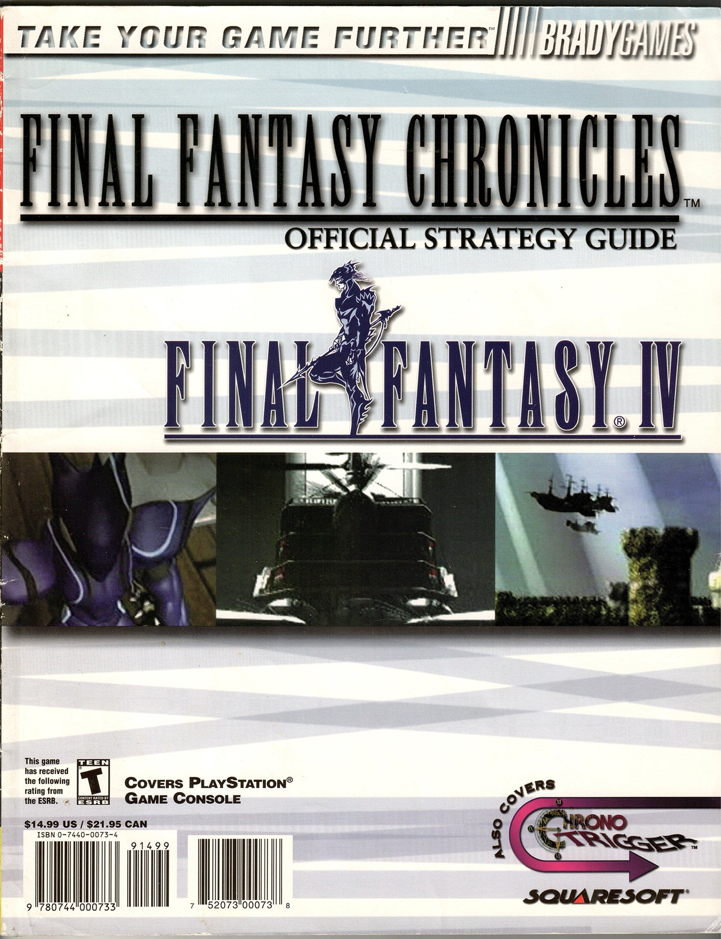 Brady Games - Final Fantasy Chronicles Official Strategy Guide - 2001 - Very Good Condition