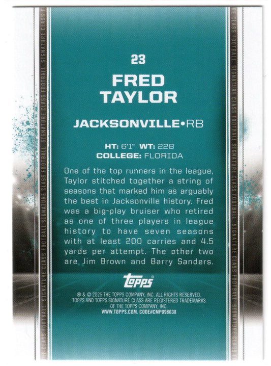 NFL - 2024 Topps Signature Class - Fred Taylor (23) - Mint