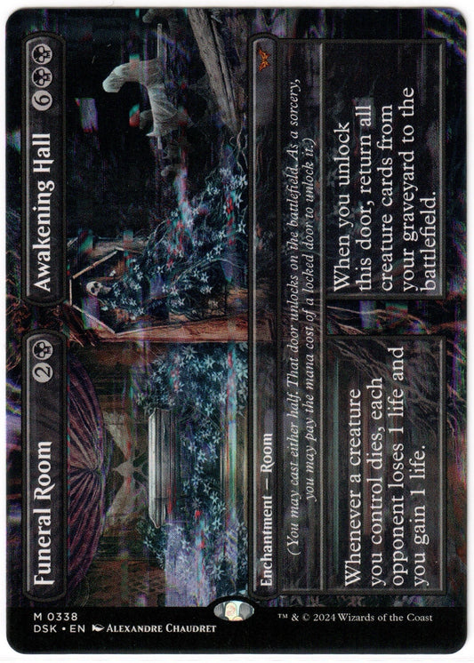 Magic the Gathering - Funeral Room // Awakening Hall Borderless - MYTHIC - Duskmourn - Mint