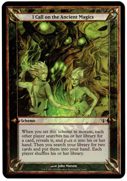 Magic the Gathering - I Call on the Ancient Magics (Oversized)  - Archenemy - LP+/NM-