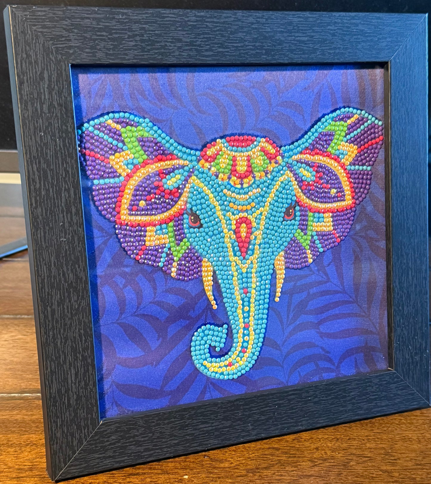 Elephant Diamond Painting - Framed