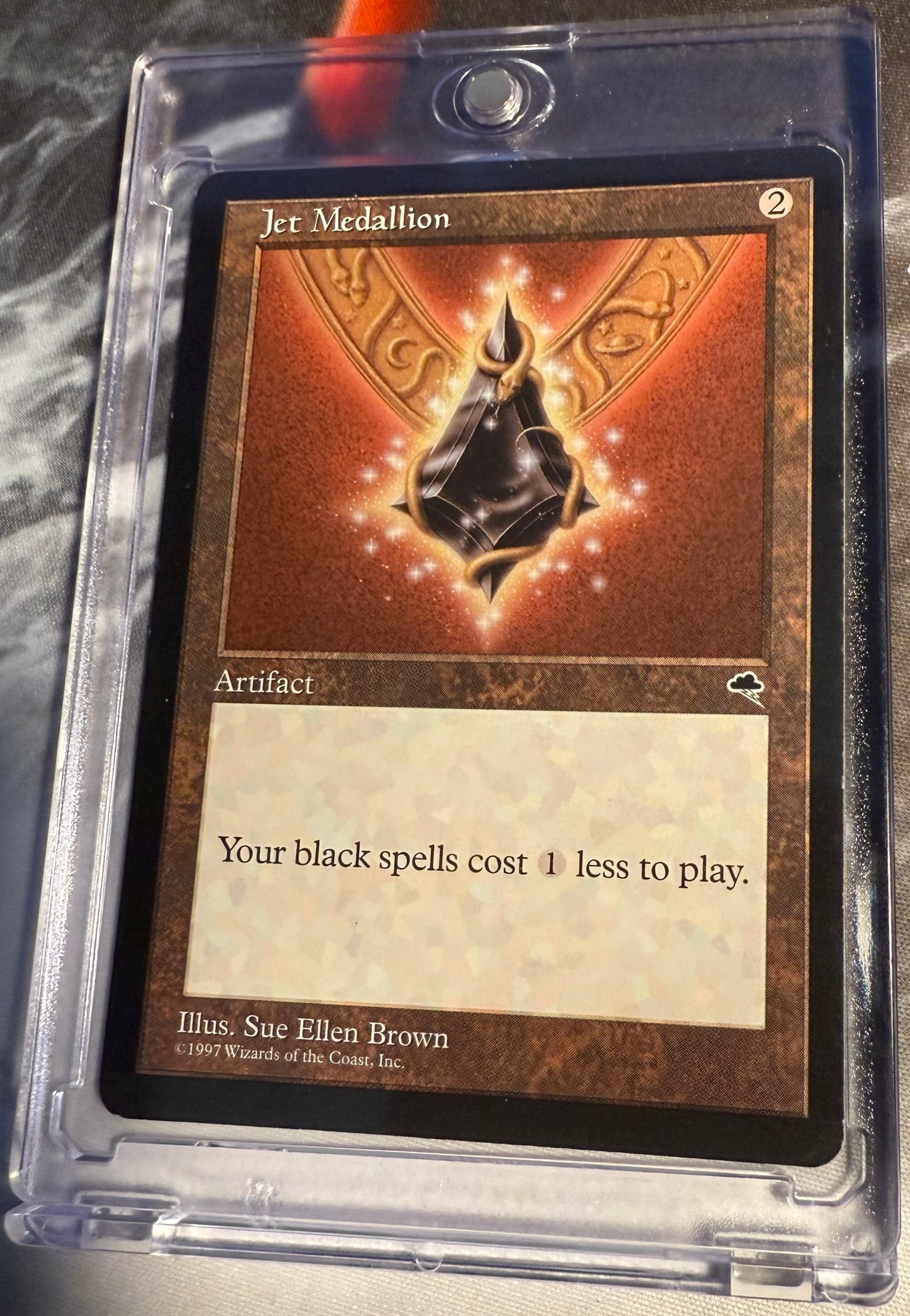 Magic the Gathering - Jet Medallion - RARE - Tempest - Lightly Played