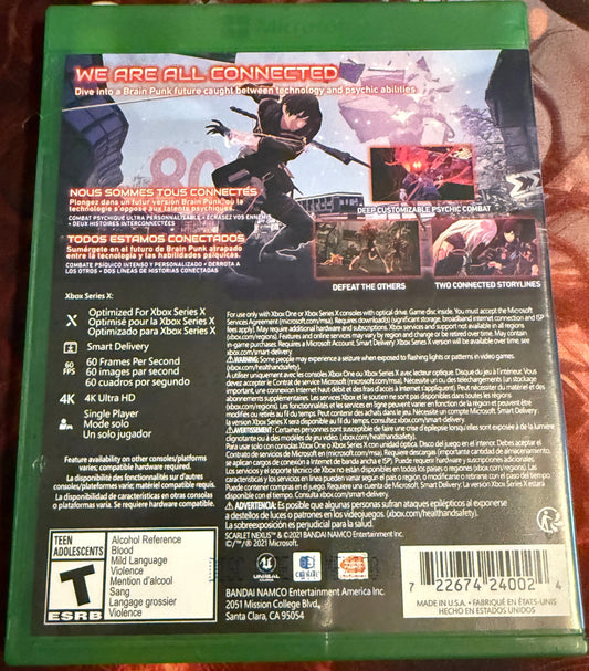 Microsoft Xbox X|S - Scarlet Nexus - Used - Like New