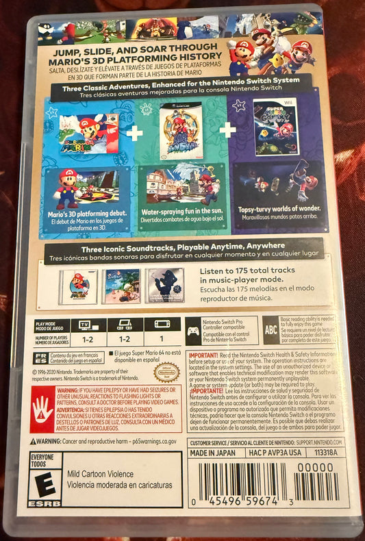 Nintendo Switch - Super Mario 3D All-Stars - Like New