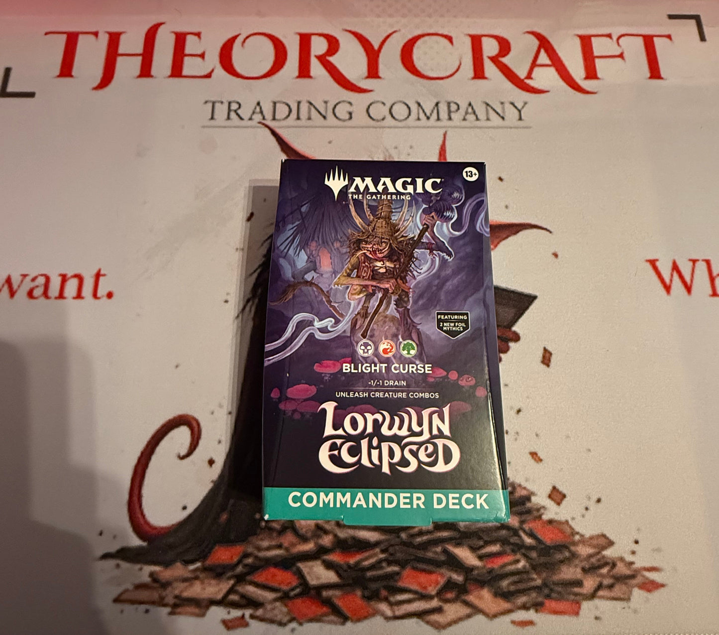 Magic the Gathering - Lorwyn Eclipsed Commander Deck - Blight Curse - New/Sealed