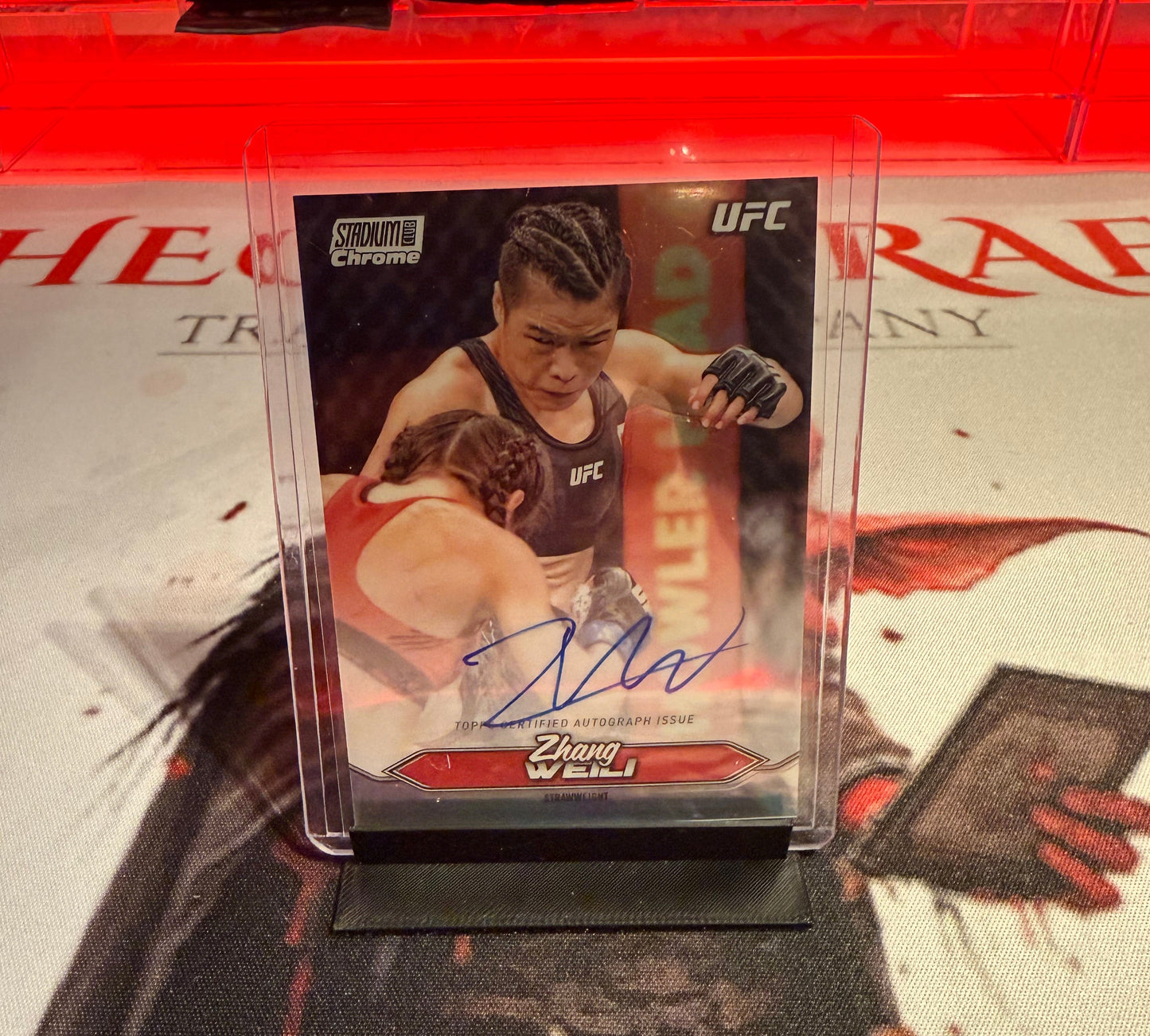 UFC - 2025 Stadium Club - Zhang Weili - Chrome ON-CARD AUTO - #CAS-ZWI - Mint