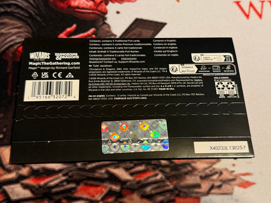 Secret Lair x Dungeons & Dragons - Shadowheart's Devotion Foil Set - New/Sealed