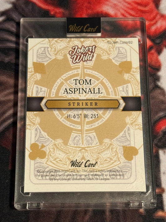UFC - Wild Card - Tom Aspinall - Jokers Wild 1/1 - SEALED
