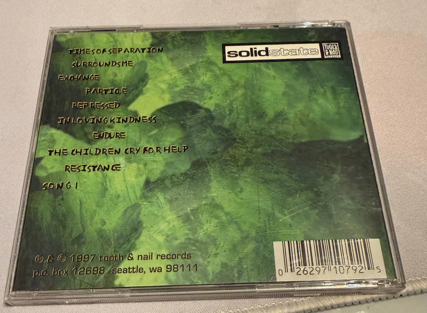 Zao - The Splinter Shards the Birth of Separation - 1997 - Solid State Records - Used - Excellent (Copy)