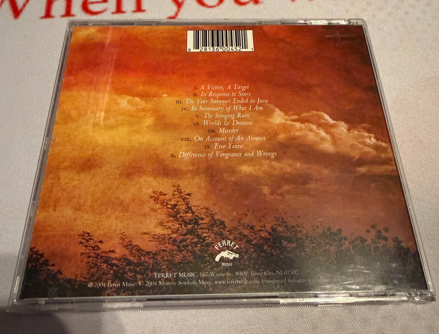 Misery Signals - Of Malice and the Magnum Heart - 2004 - Ferret Music - Used - VG+