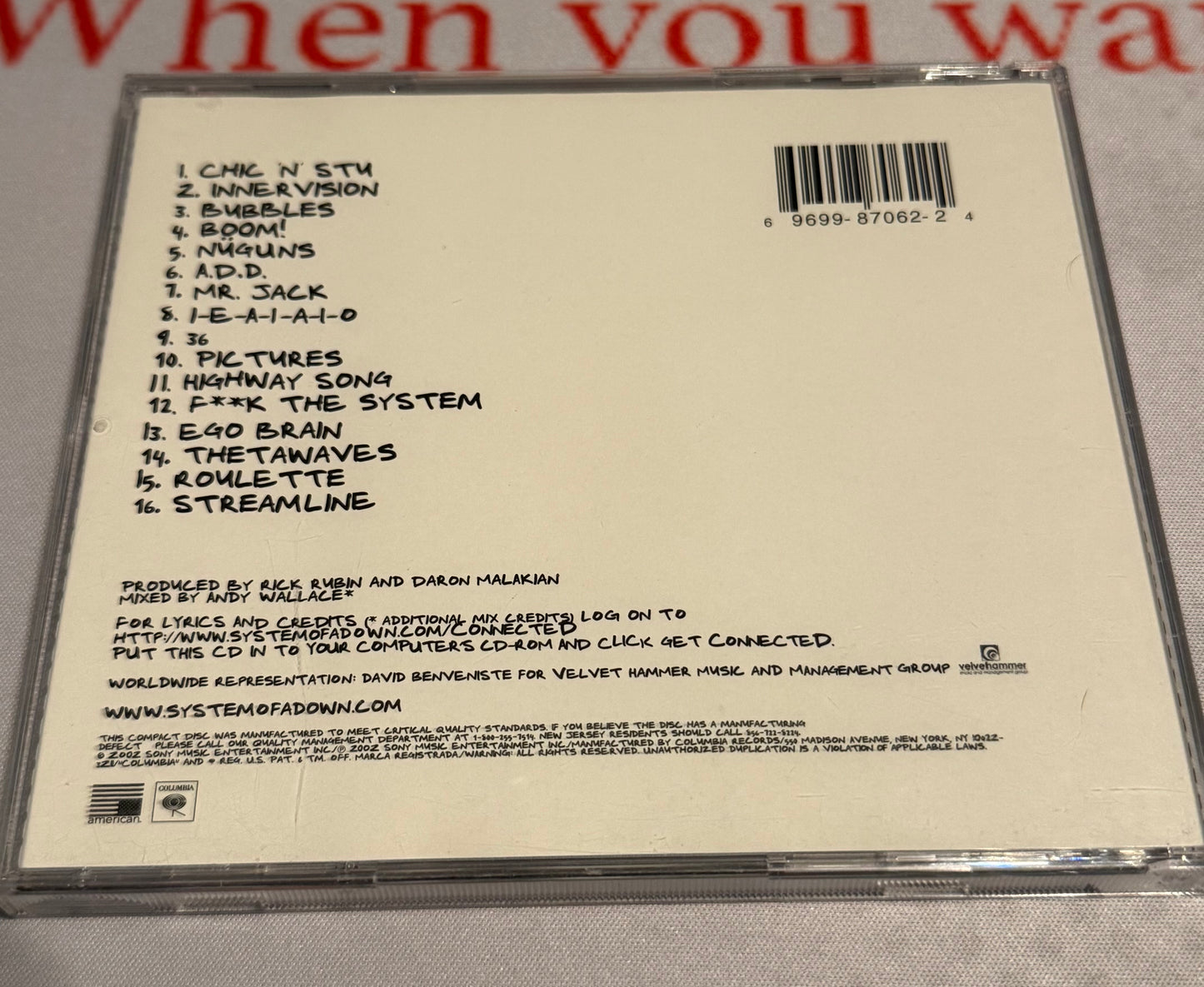 System of a Down - Steal This Album! LIMITED EDITION JOHN DOLYMAN ART - 2002 - American/Columbia Records - Used - Excellent