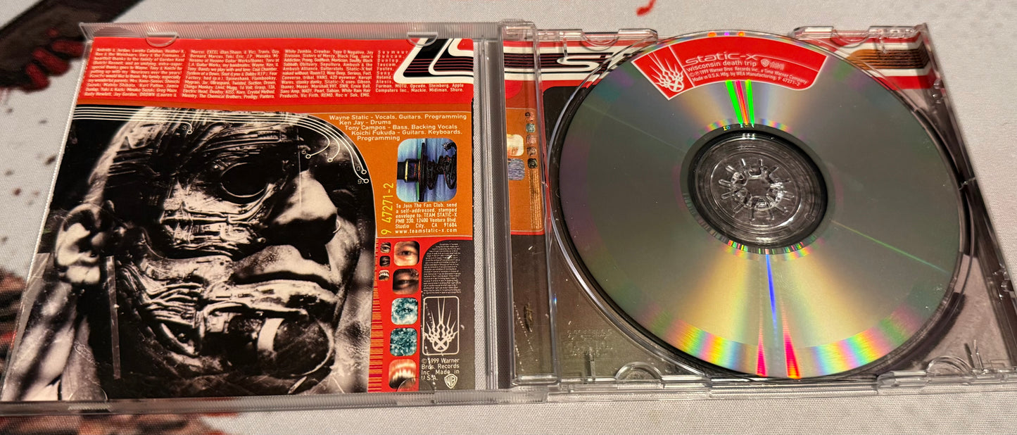 Static-X - Wisconsin Death Trip - 1999 - Warner Bros. Records - Used - Excellent