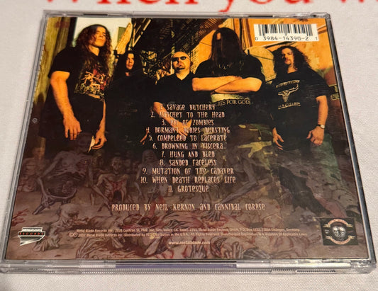 Cannibal Corpse - Gore Obsessed - 2002 - Metal Blade Records - Used - G+/VG