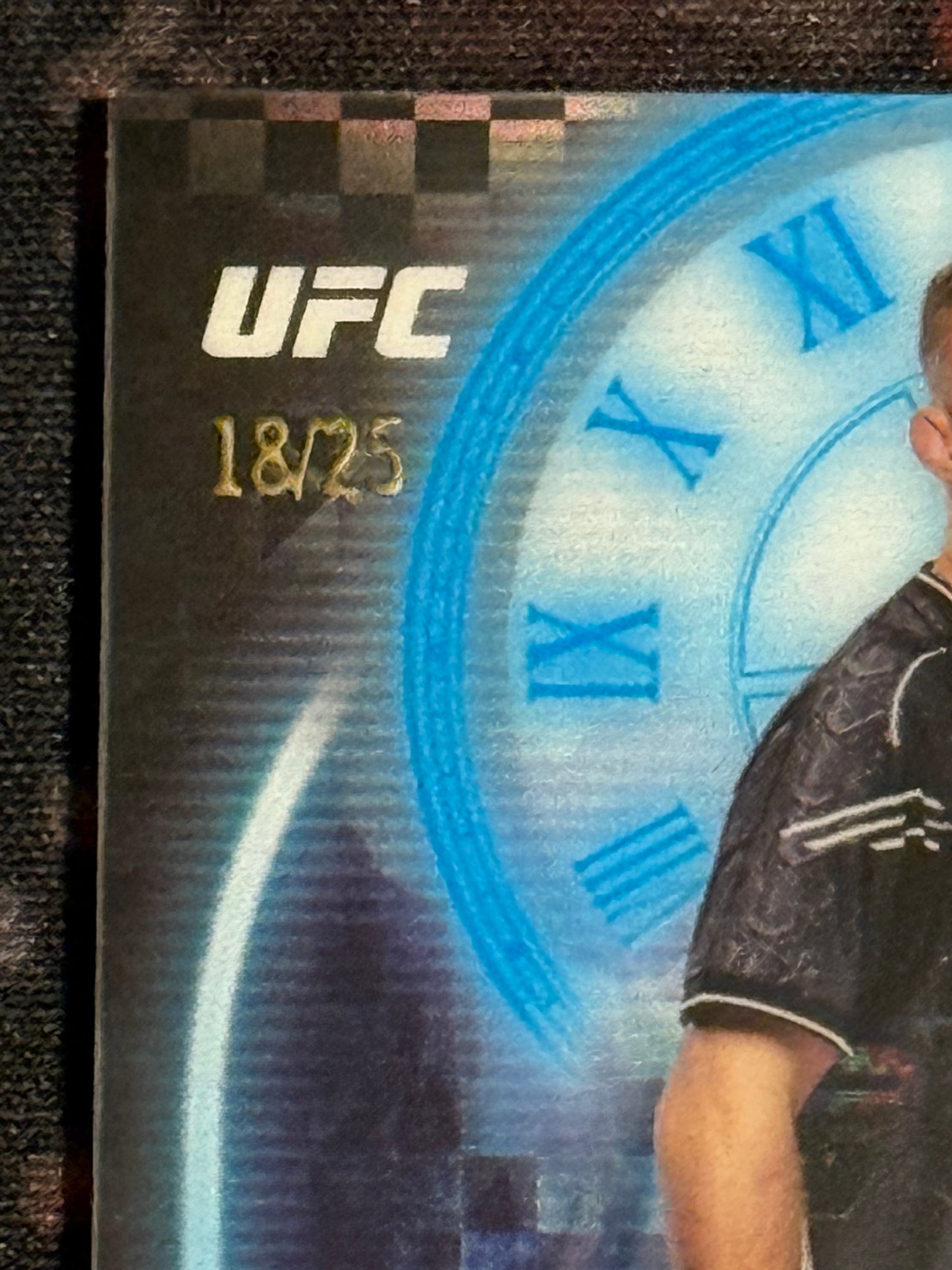 UFC - 2025 Topps Midnight - Justin Gaethje Stroke of Midnight Auto /25 - #SMA-JG - NM/M