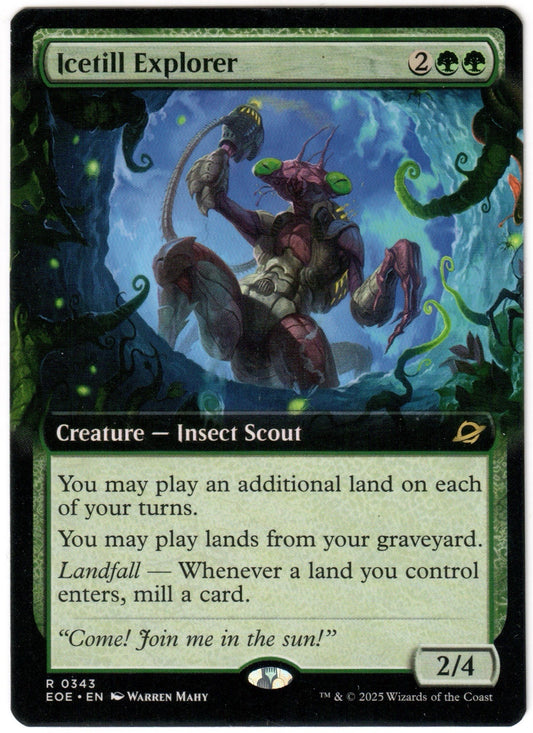 Magic the Gathering - Icetill Explorer Extended Art - RARE - Edge of Eternities - NM