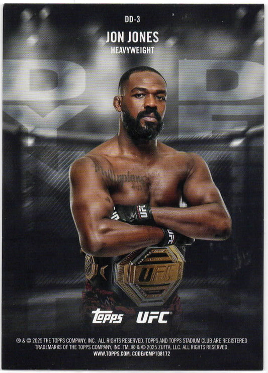 UFC - 2025 Stadium Club - Jon Jones - Dynasty - #DD-3 - NM/M