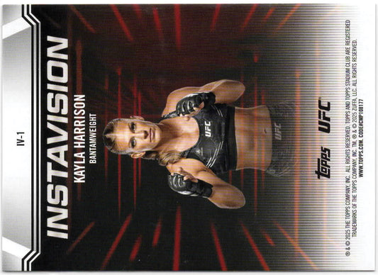 UFC - 2025 Stadium Club - Kayla Harrison - Instavision - #IV-1 - NM/M