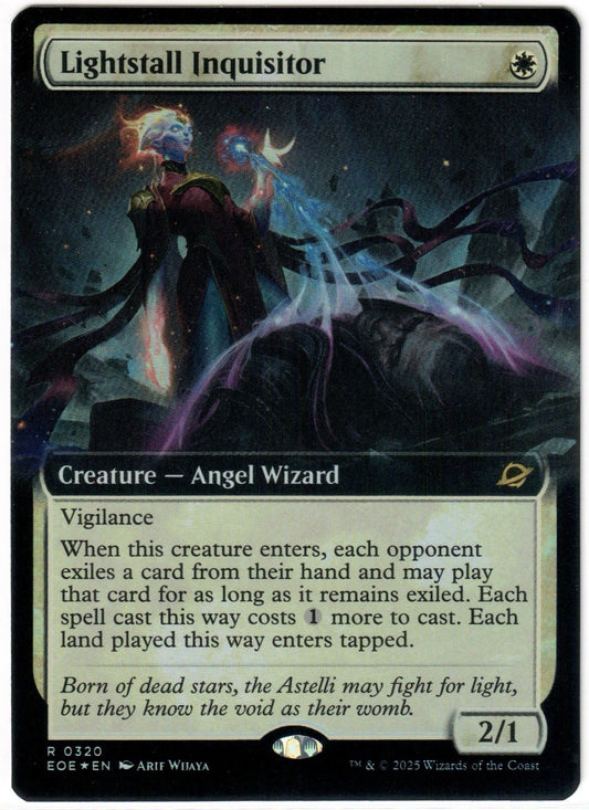 Magic the Gathering - Lightstall Inquisitor Extended Art Foil - RARE - Edge of Eternities - Mint