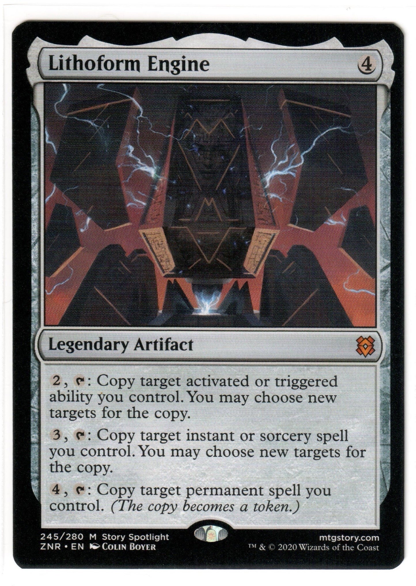 Magic the Gathering - Lithoform Engine - MYTHIC - Zendikar Rising - Mint