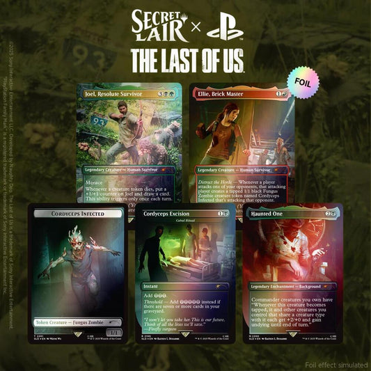Secret Lair x The Last of Us I Rainbow Foil Set - New/Sealed