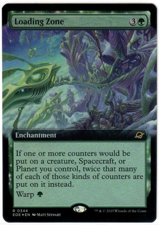 Magic the Gathering - Loading Zone Extended Art Foil - RARE - Edge of Eternities - Mint