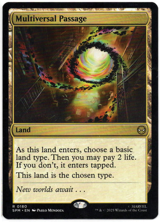 Magic the Gathering - Multiversal Passage - 180 - RARE - Spider-Man - Mint