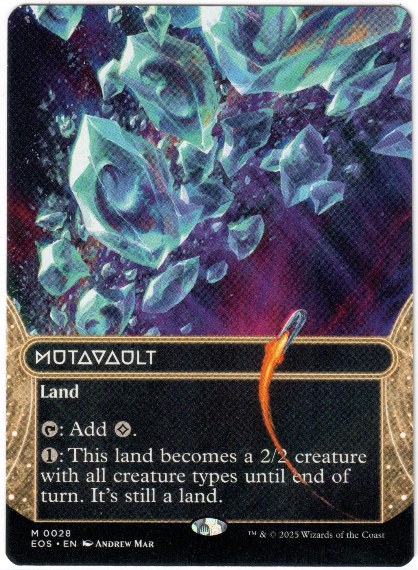 Magic the Gathering - Mutavault Borderless - MYTHIC - Edge of Eternities - Mint