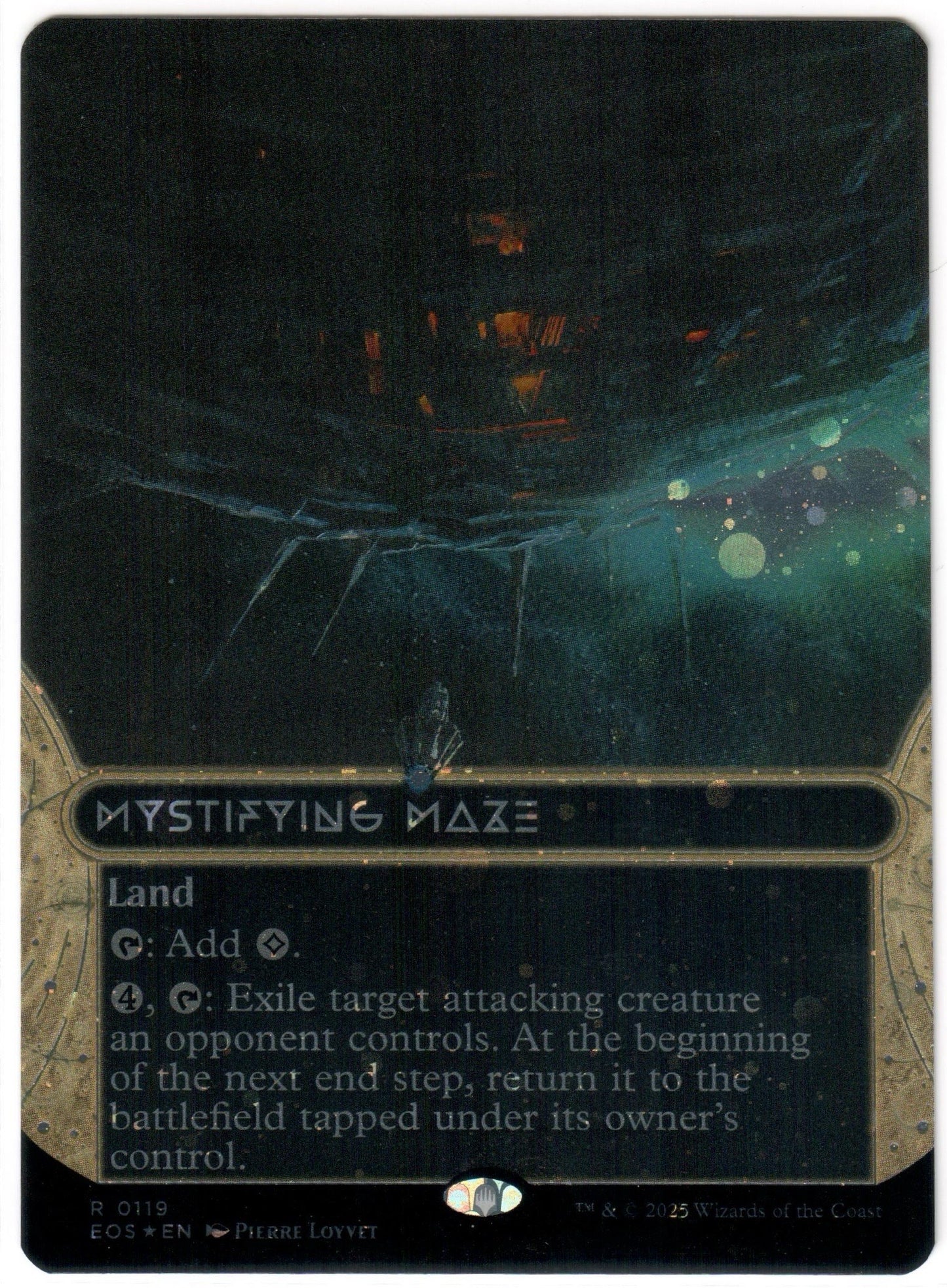 Magic the Gathering - Mystifying Maze Borderless Galaxy Foil - RARE- Edge of Eternities - NM