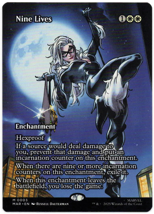 Magic the Gathering - Nine Lives Borderless - 3 - MYTHIC - Spider-Man - Mint