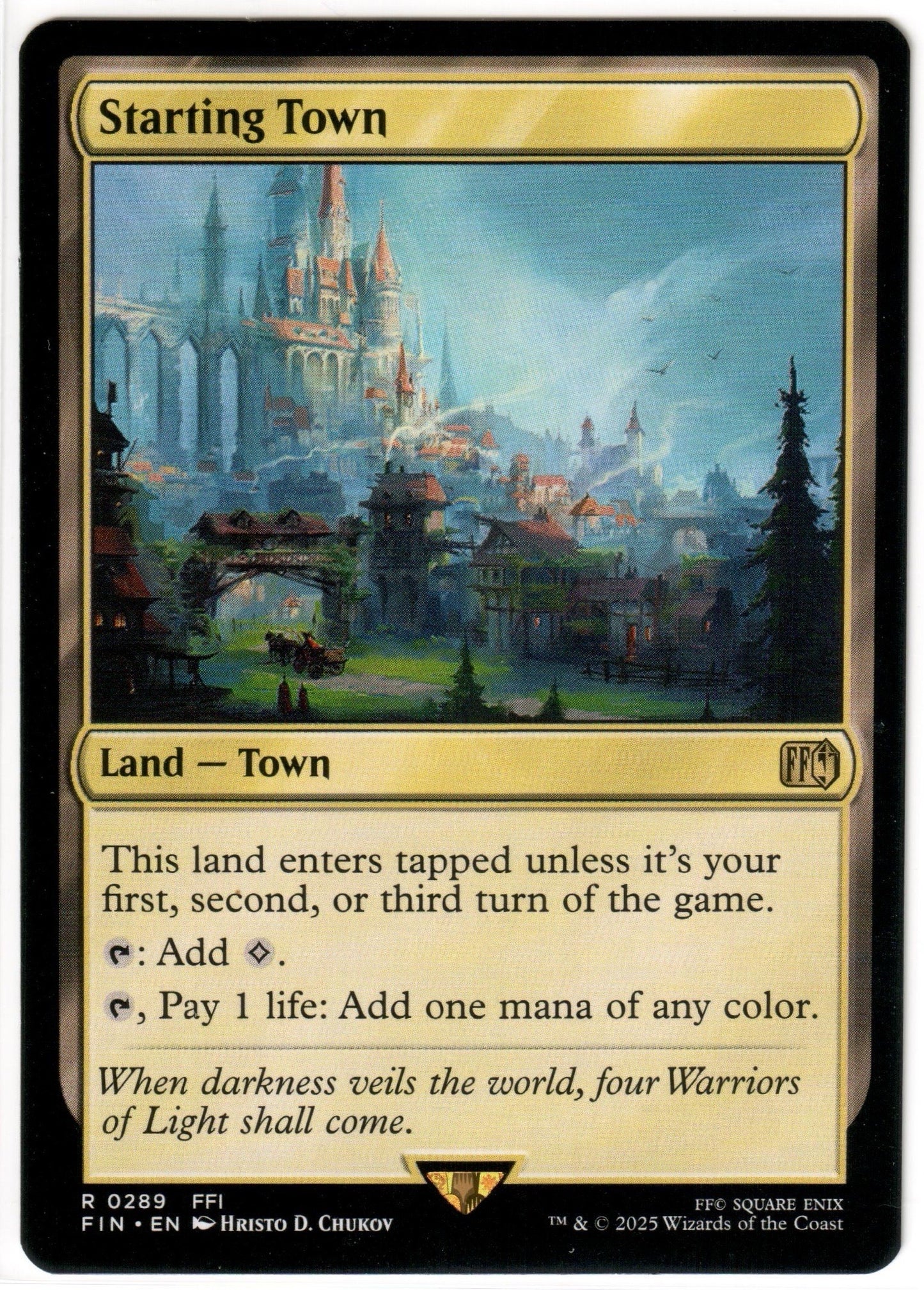 Magic the Gathering - Starting Town - RARE - Final Fantasy - Mint