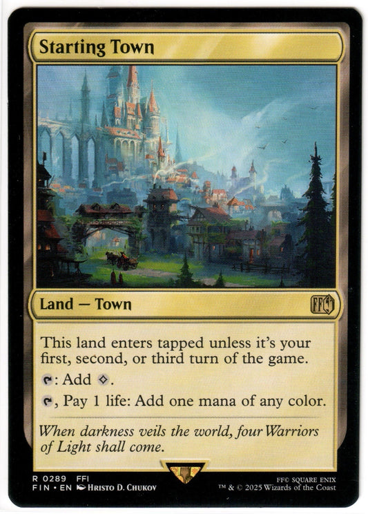 Magic the Gathering - Starting Town - RARE - Final Fantasy - Mint