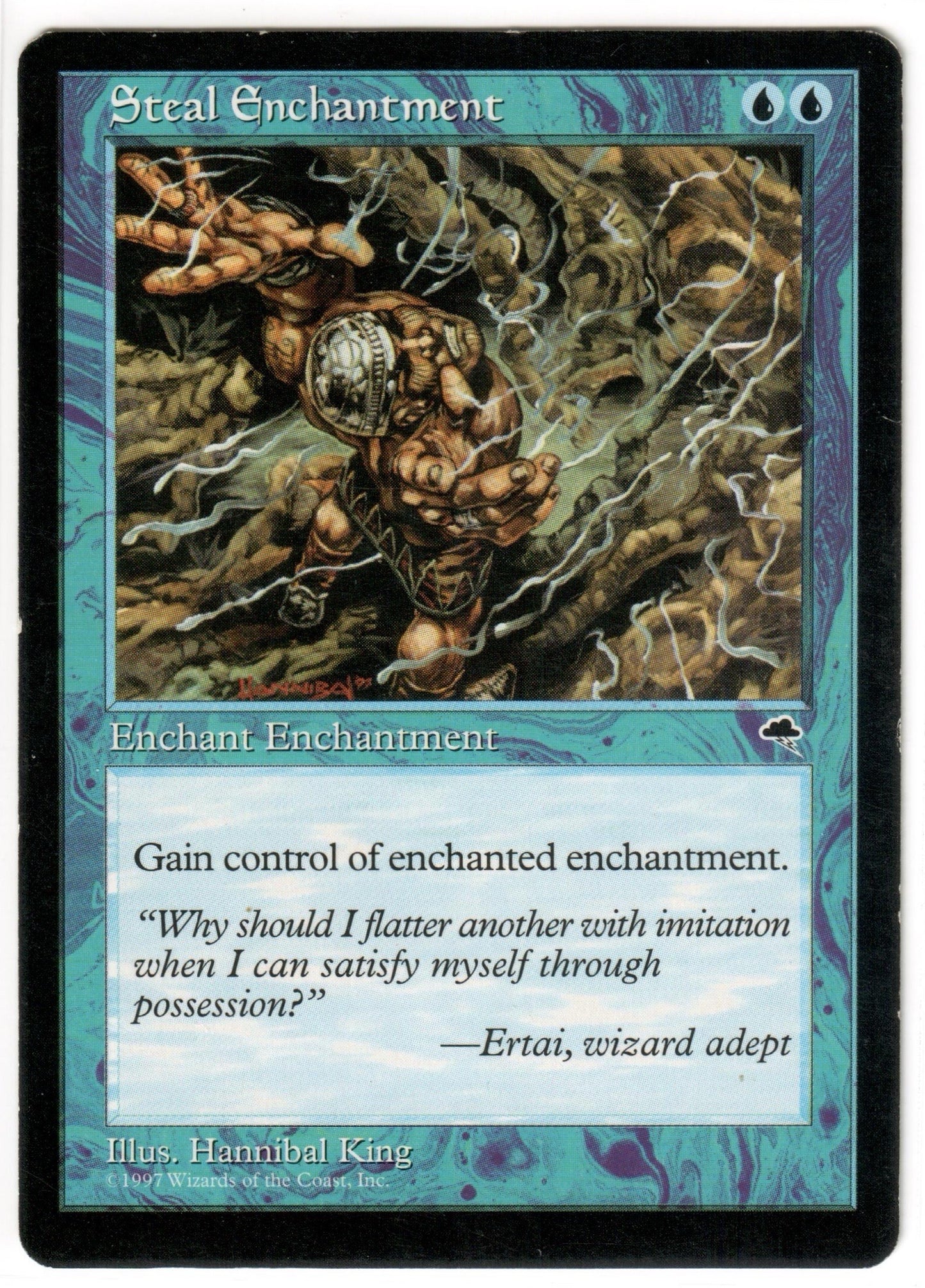 Magic the Gathering - Steal Enchantment - Tempest - Lightly Played