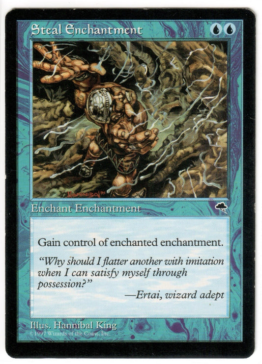 Magic the Gathering - Steal Enchantment - Tempest - Lightly Played