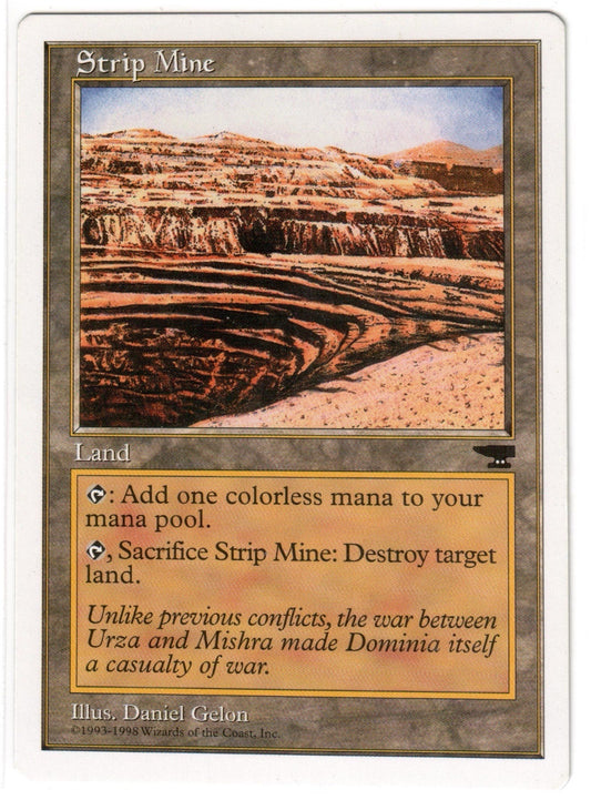 Magic the Gathering - Strip Mine - Anthologies - Near Mint