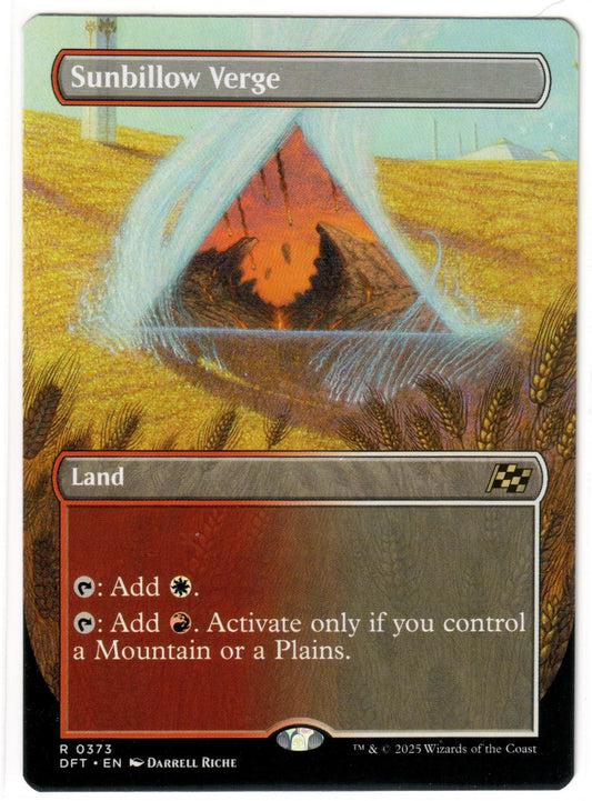 Magic the Gathering - Sunbillow Verge Borderless - RARE - Aetherdrift - Mint